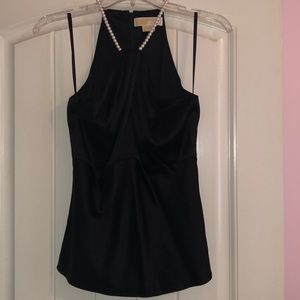 Michael Kors pearl dressy top size 2